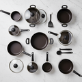 CAROTE 31pc Dark Brown Nonstick Bakelite Handle Cookware Set