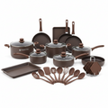 CAROTE 39pc Brown Nonstick Bakelite Handle Cookware Set