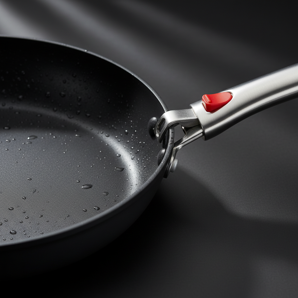 CAROTE Nonstick Detachable Removable Handle Cookware Set with Induction