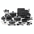 CAROTE 33pc Black Nonstick Cookware Set - Studio Shot