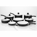 CAROTE Black & White Nonstick Cookware Set
